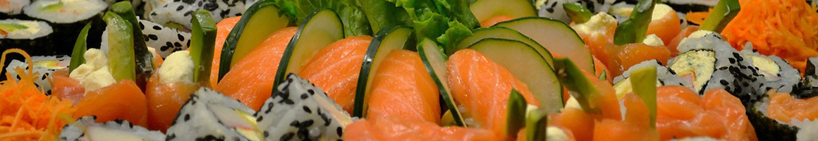 Eating Japanese Sushi at Happi Sushi Japanese Restaurant restaurant in Highland Park, IL.